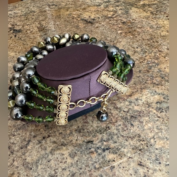 4 Strand Beaded Necklace - Picture 4 of 5